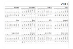 Blank Calendar 2011 on 2011 Blank Calendar