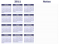 Blank 2011 Calendar on 2011 Blank Calendar